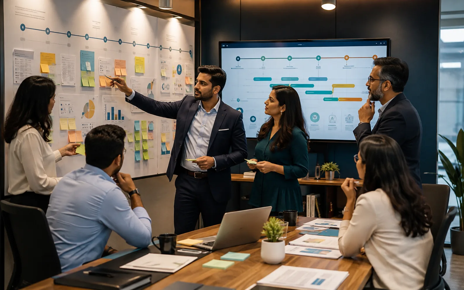 Two-year startup growth roadmap and milestone planning